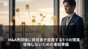 M&A売却後に経営者が直面する5つの現実｜後悔しないための事前準備
