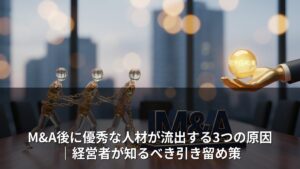 M&A後にエース社員が辞める本当の理由｜人材流出を防ぐ3つの対策