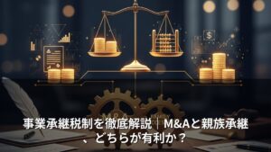 事業承継税制を徹底解説｜M&Aと親族承継、どちらが有利か？