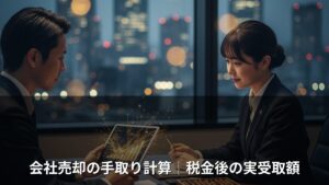 会社売却の手取り計算｜税金後の実受取額をシミュレーション