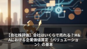 【自社株評価】会社はいくらで売れる？M&Aにおける企業価値算定（バリュエーション）の基本